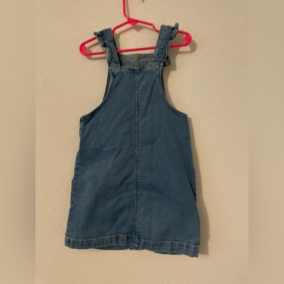 Okie Dokie Classic Blue Dress Ruffle Overalls size 6 - Picture 3 of 5